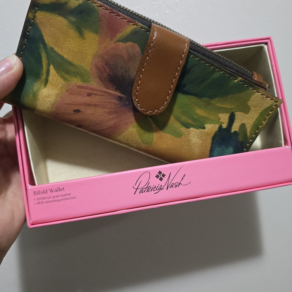 Patricia Nash Floral Leather Wallet - Multicolor